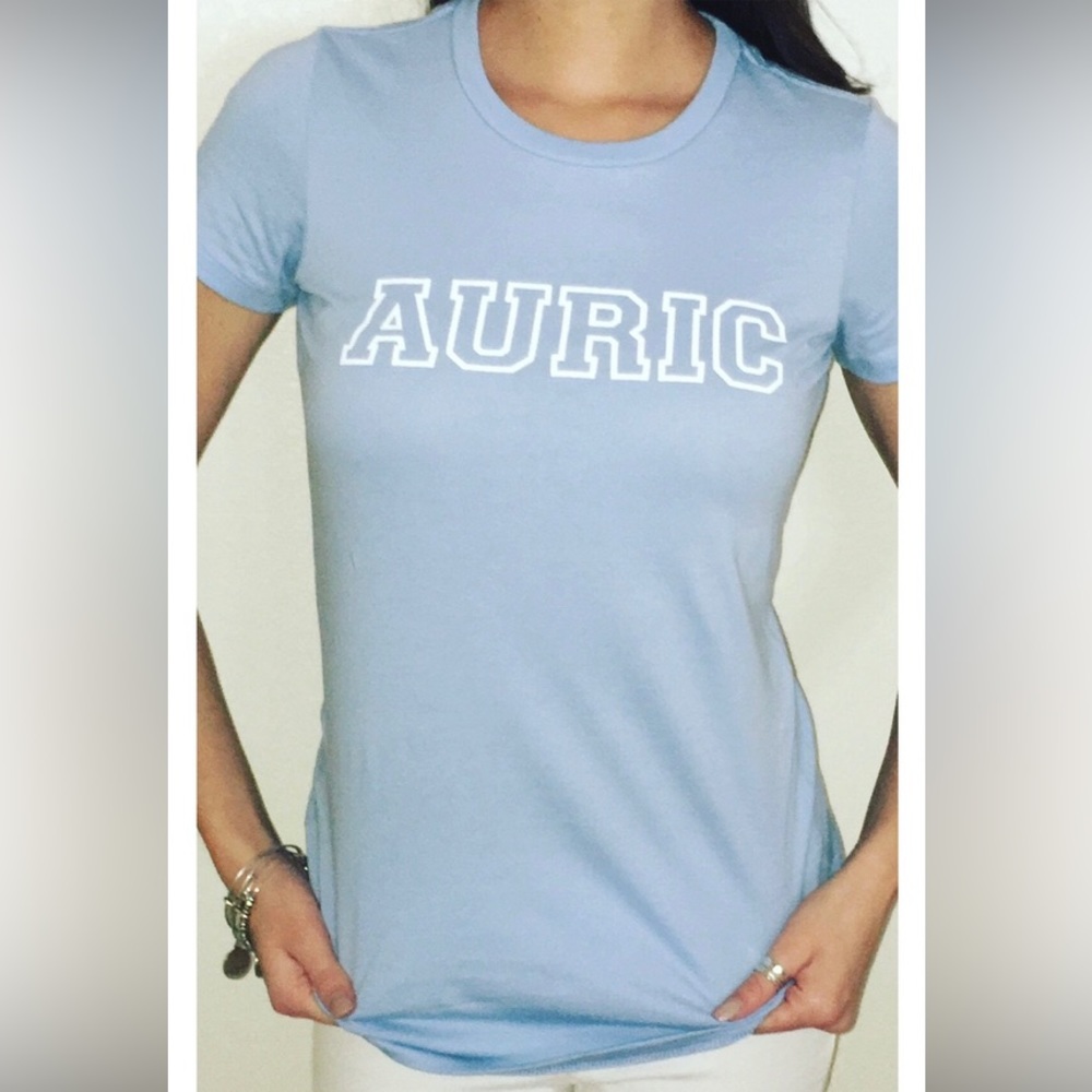 Auric baby blue women’s tee shirt